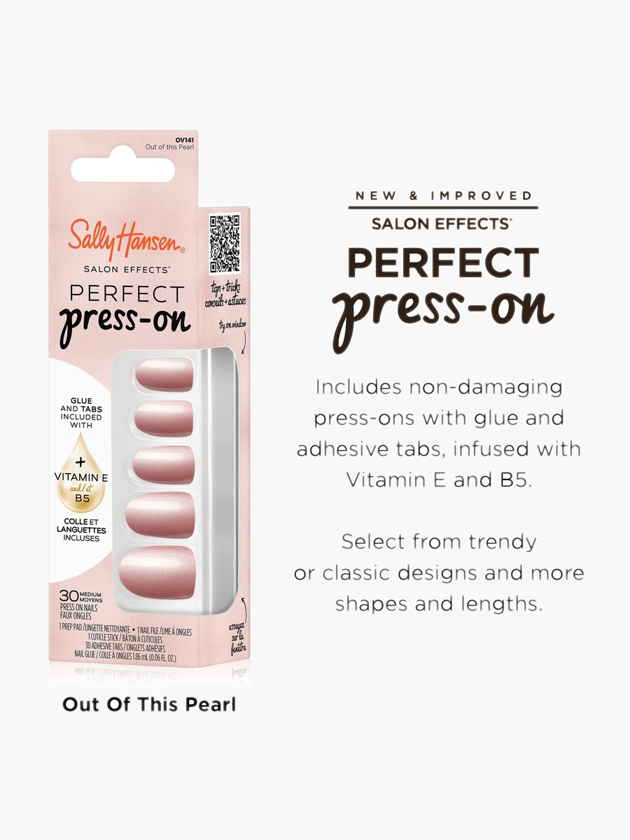 Shimmer Press-On Nails Set-27g