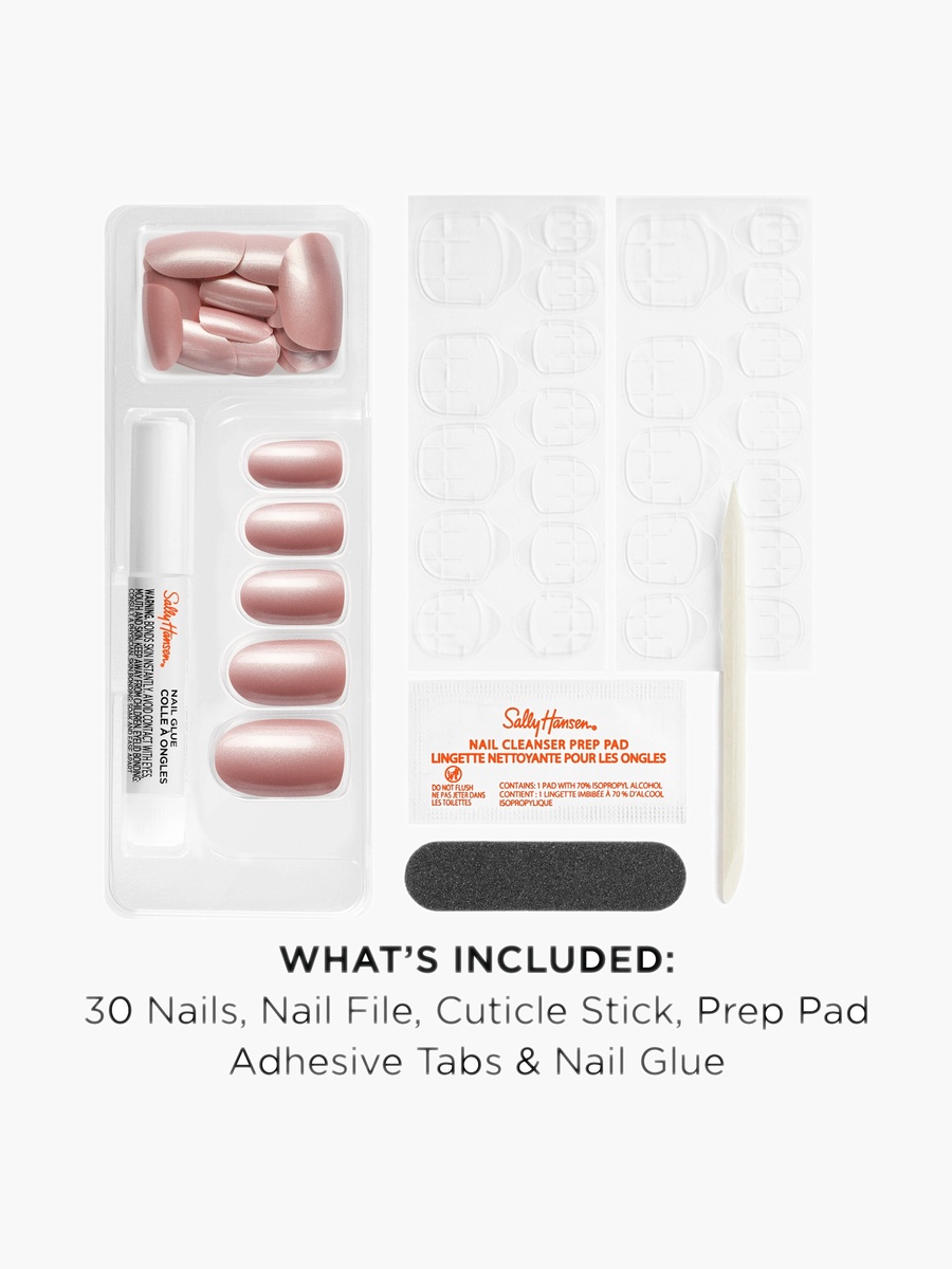 Shimmer Press-On Nails Set-27g