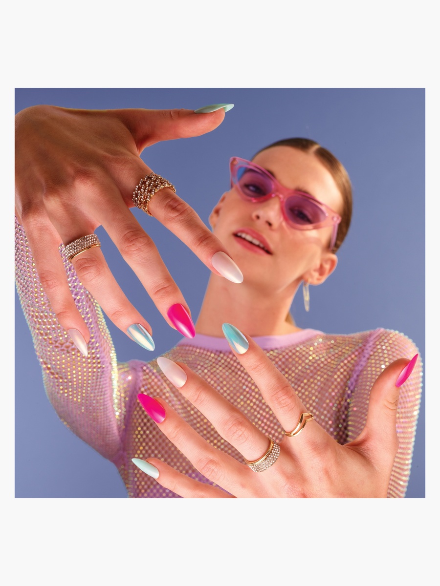 Shimmer Press-On Nails Set-27g