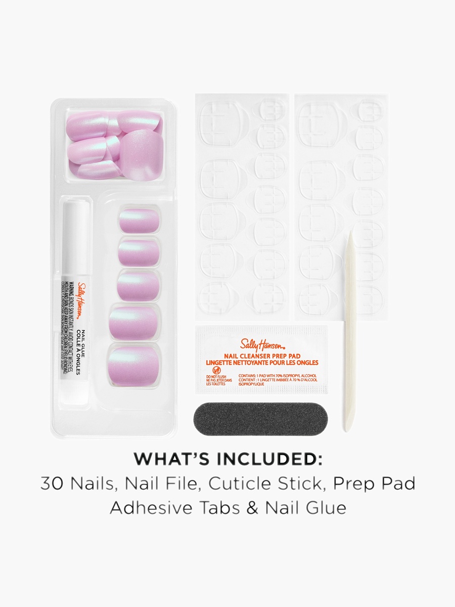 Shimmer Press-On Nails Set-27g