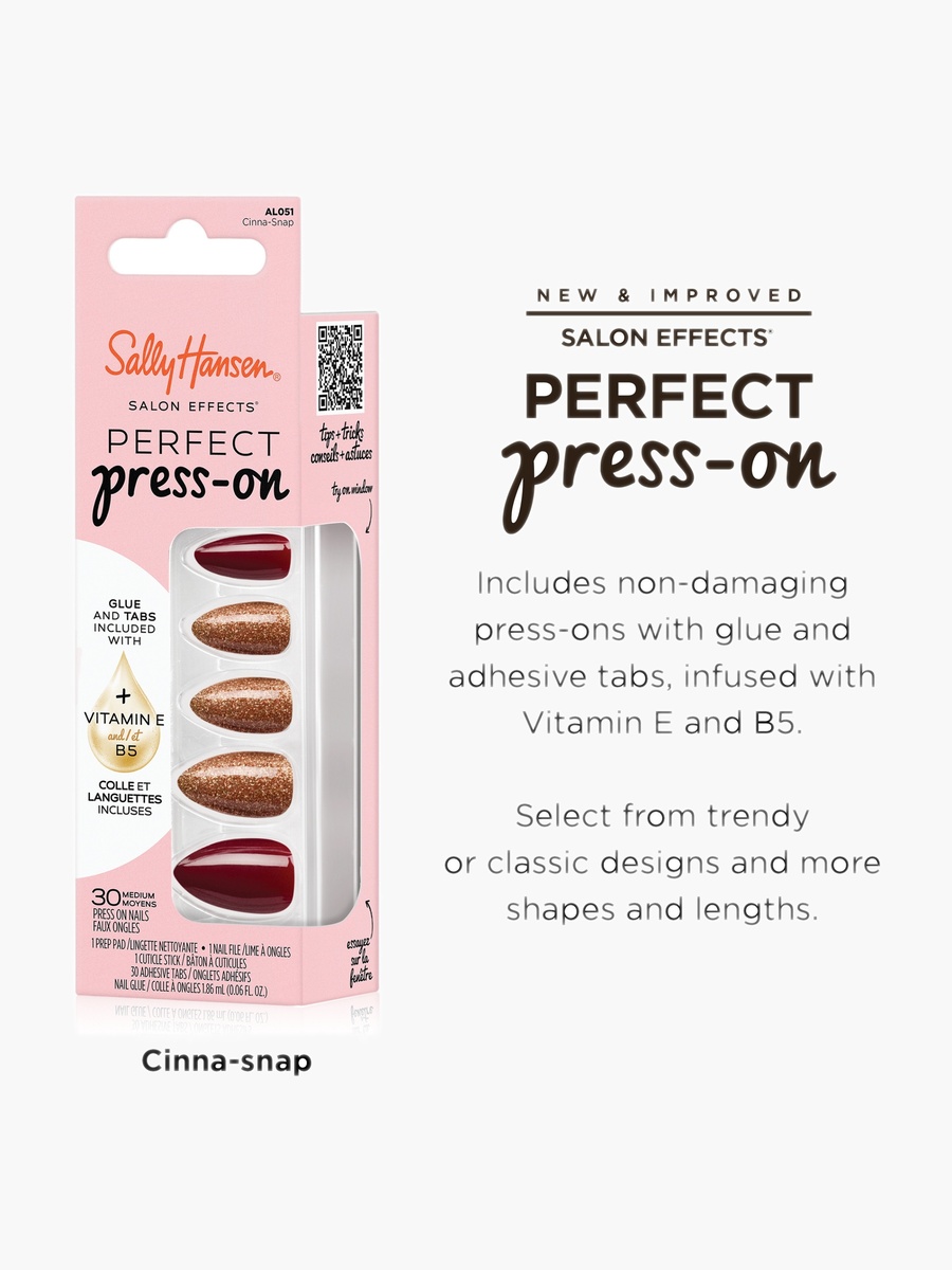 Glitter Almond Press-On Nails-27g