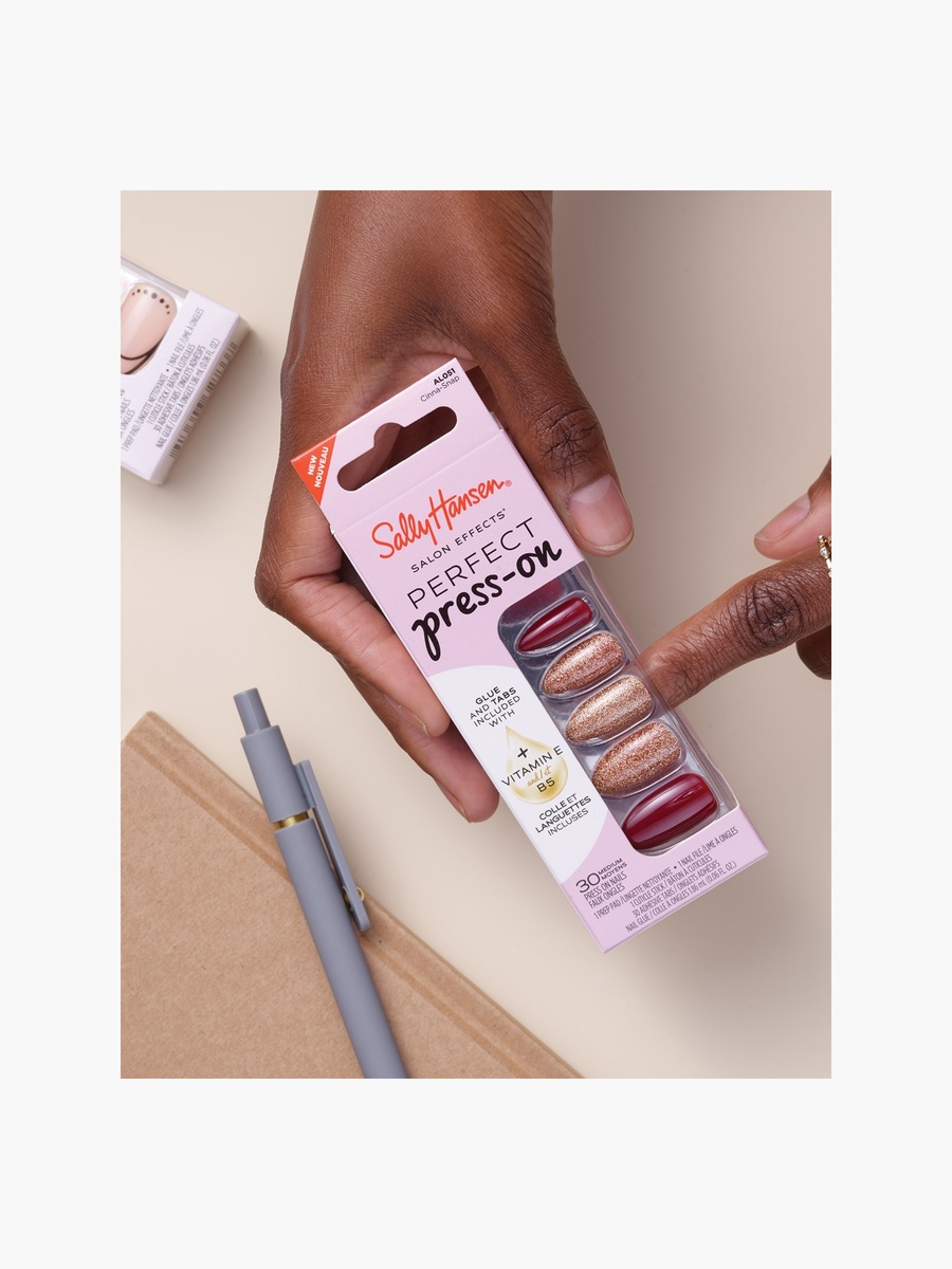 Glitter Almond Press-On Nails-27g