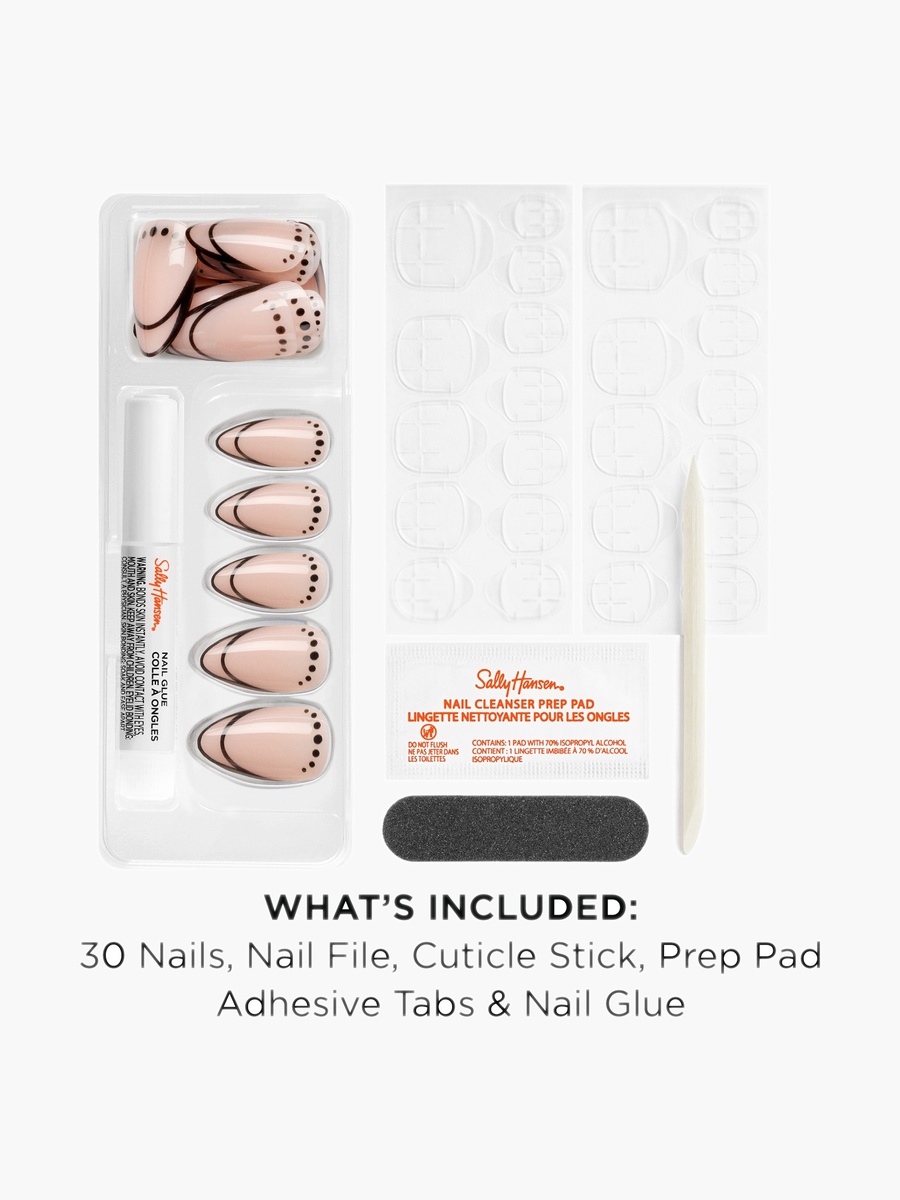 Patterned Press-On Nails Set-27g