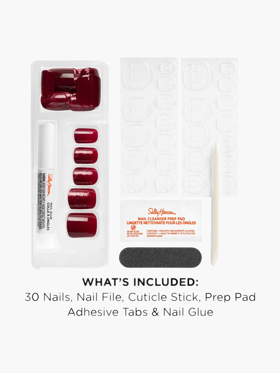 Glitter Press-On Nails Set-27g