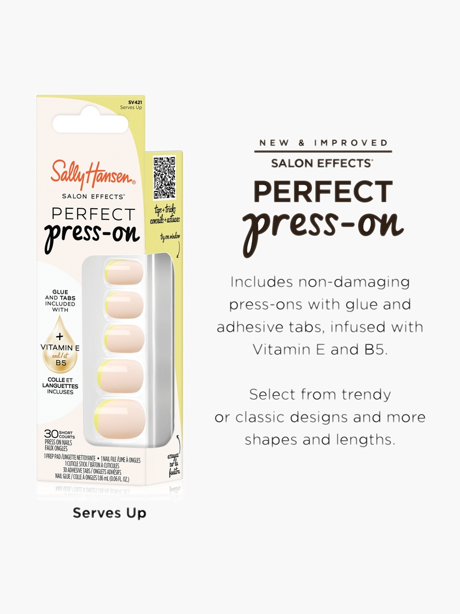 Short Press-On Artificial Nails-27g