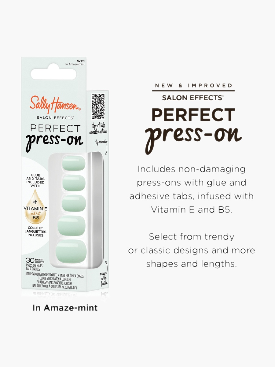 Glossy Press-On Nails Set-27g