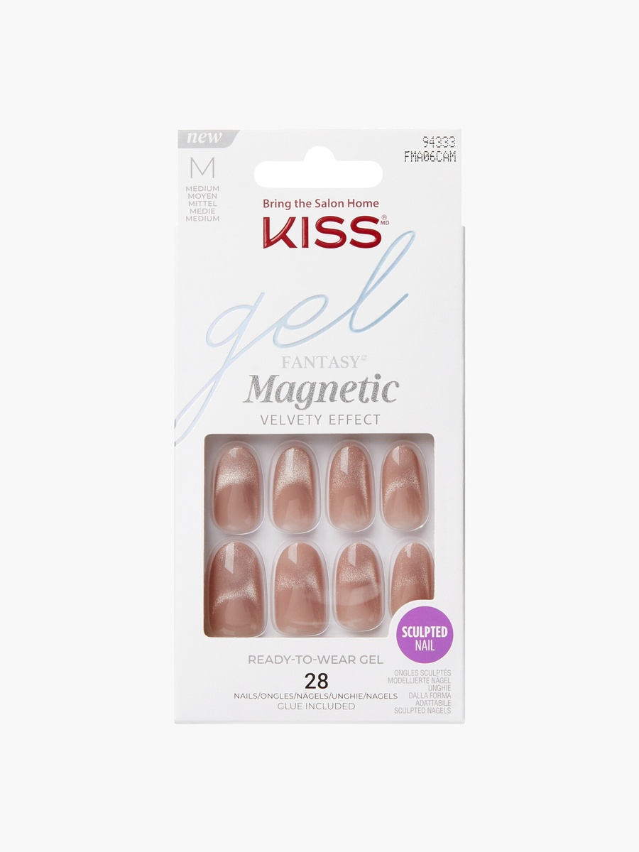 Magnetic Gel Velvety Effect Nails
