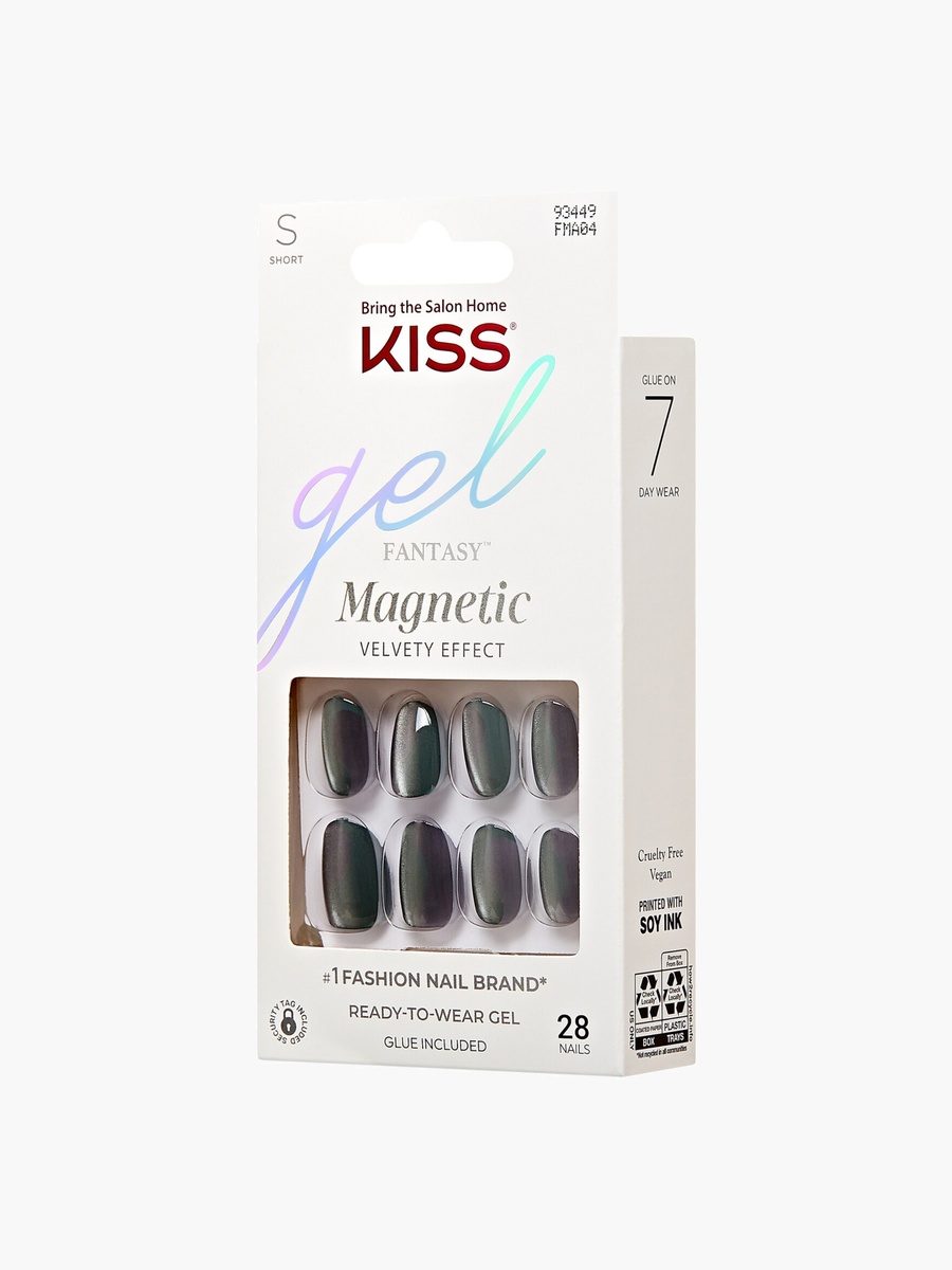 Magnetic Gel Velvety Effect Nails