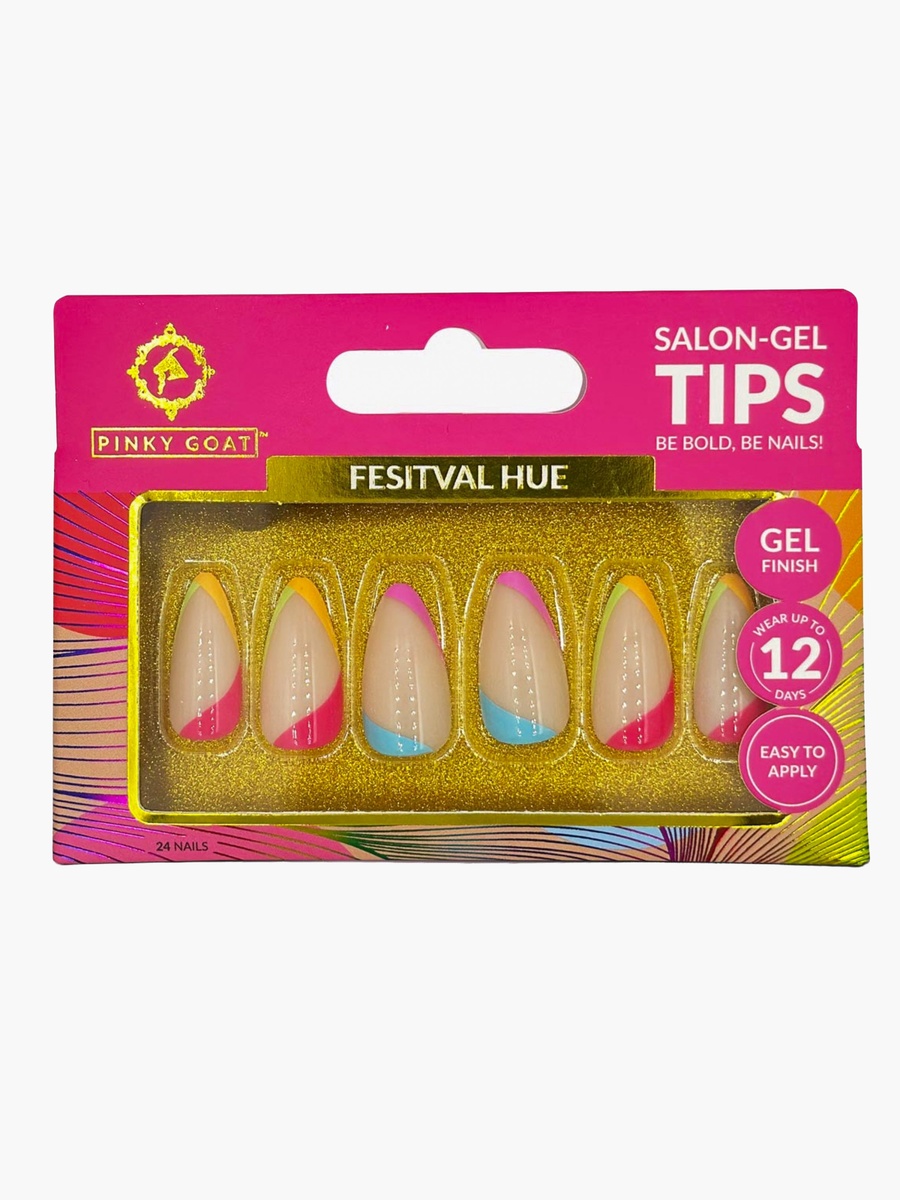 Multicolour Gel Nail Tips