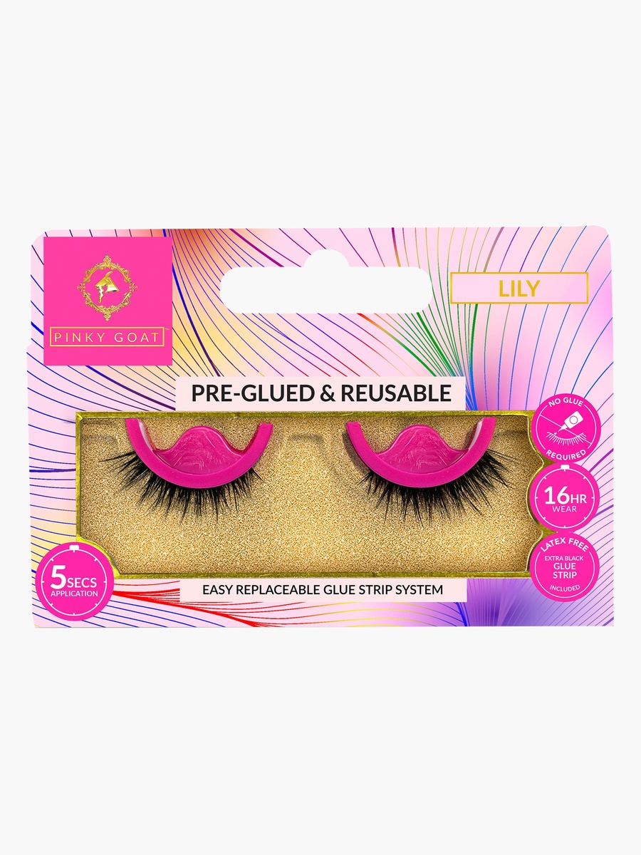 Pre-Glued Reusable Eyelashes