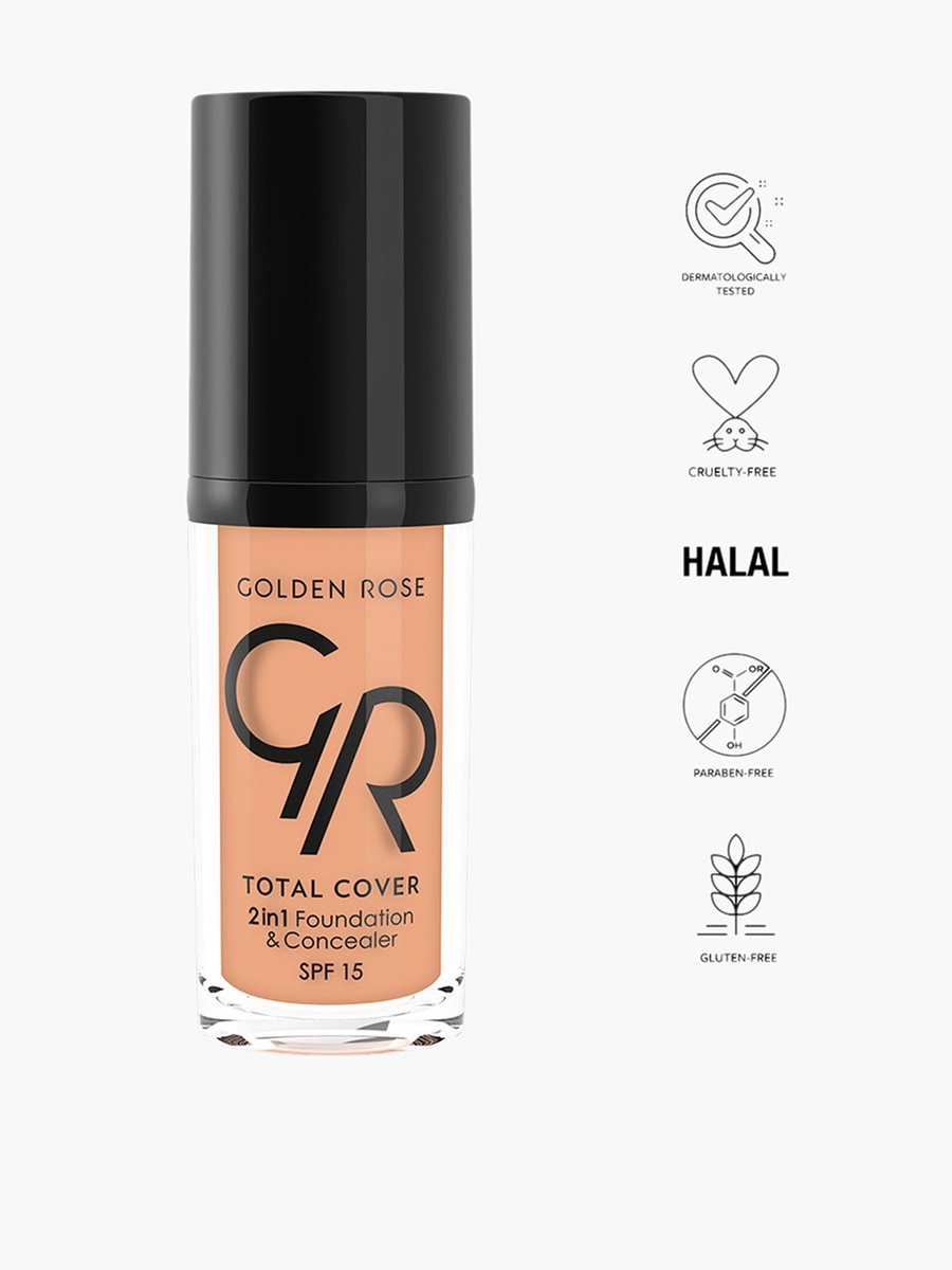 Total Cover 2-in-1 Foundation and Concealer