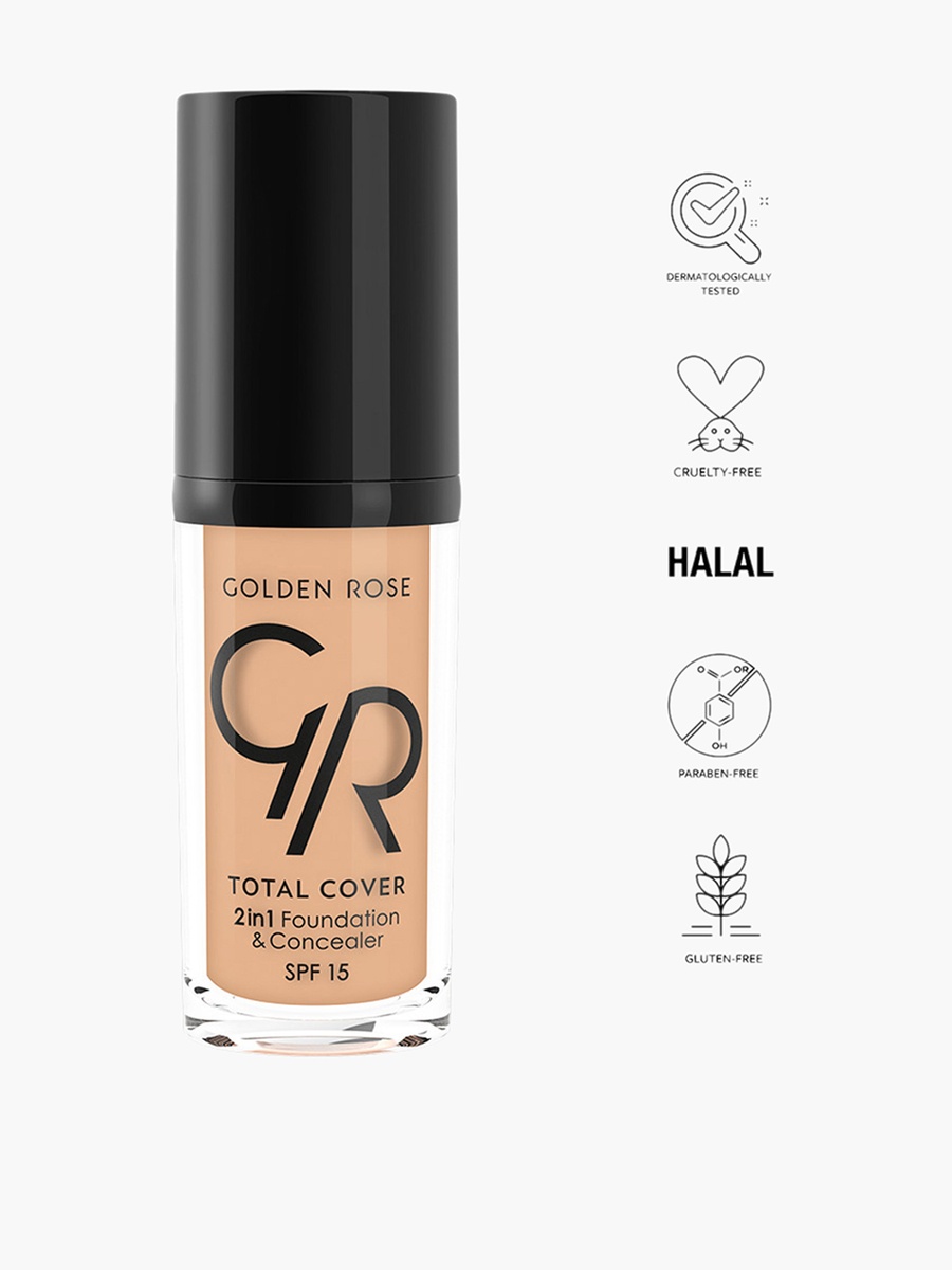 Total Cover 2-in-1 Foundation and Concealer