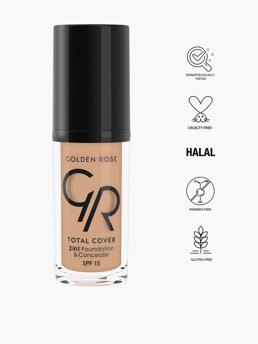 Total Cover 2-in-1 Foundation and Concealer