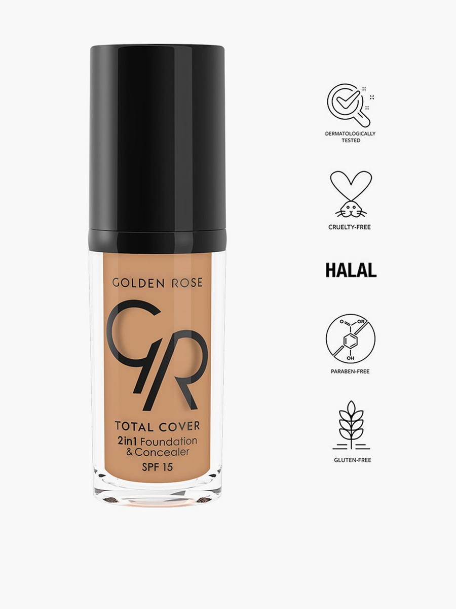 Total Cover 2-in-1 Foundation and Concealer