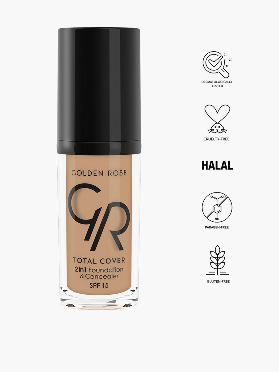 Total Cover 2-in-1 Foundation and Concealer