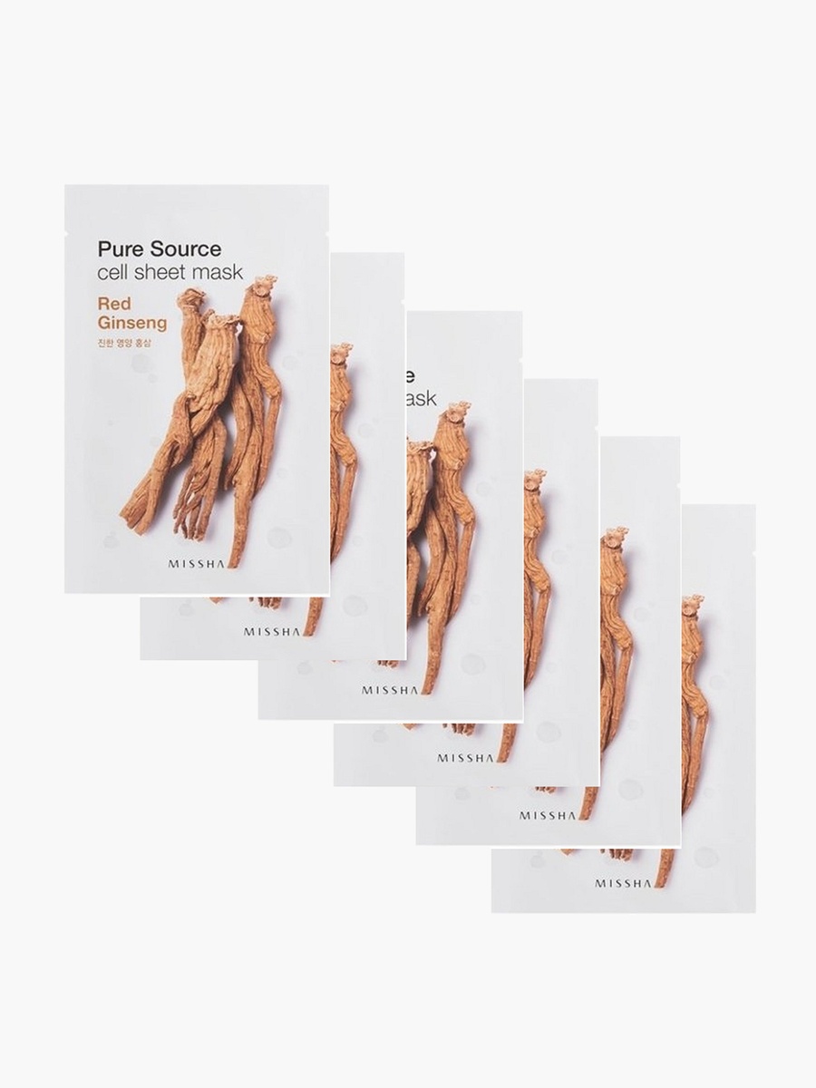 6-Piece Pure Source Cell Sheet Mask