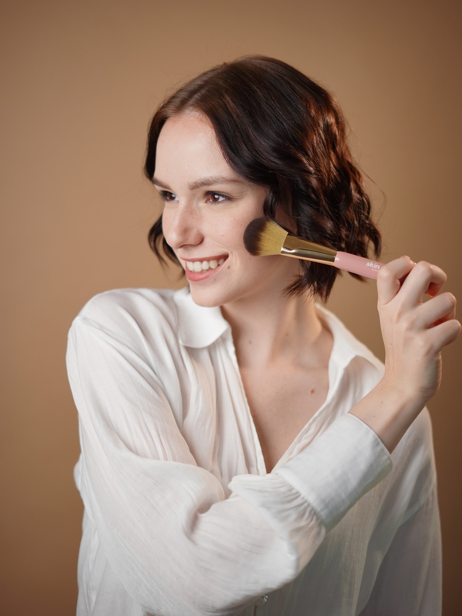 Clean Skin Flat Precision Blush Brush