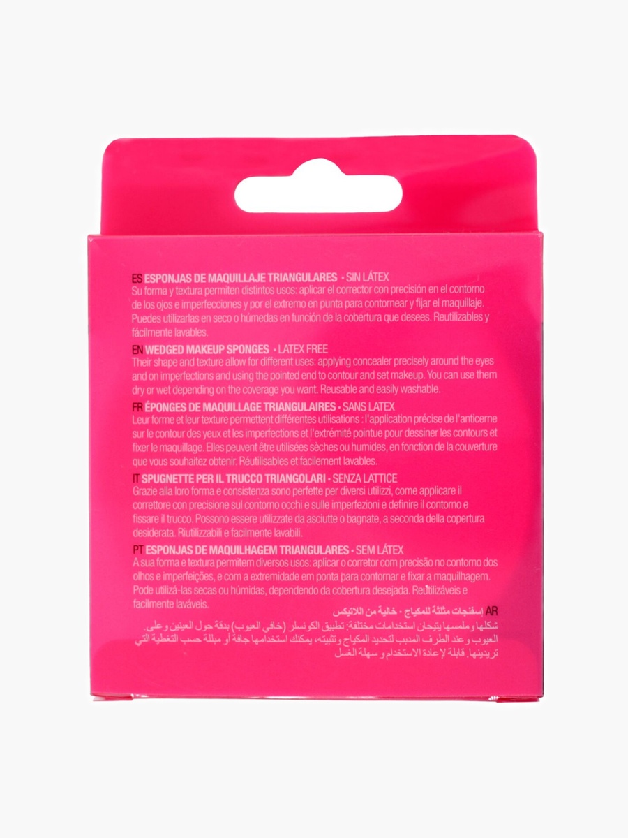 Wedged Blending Makeup Sponges