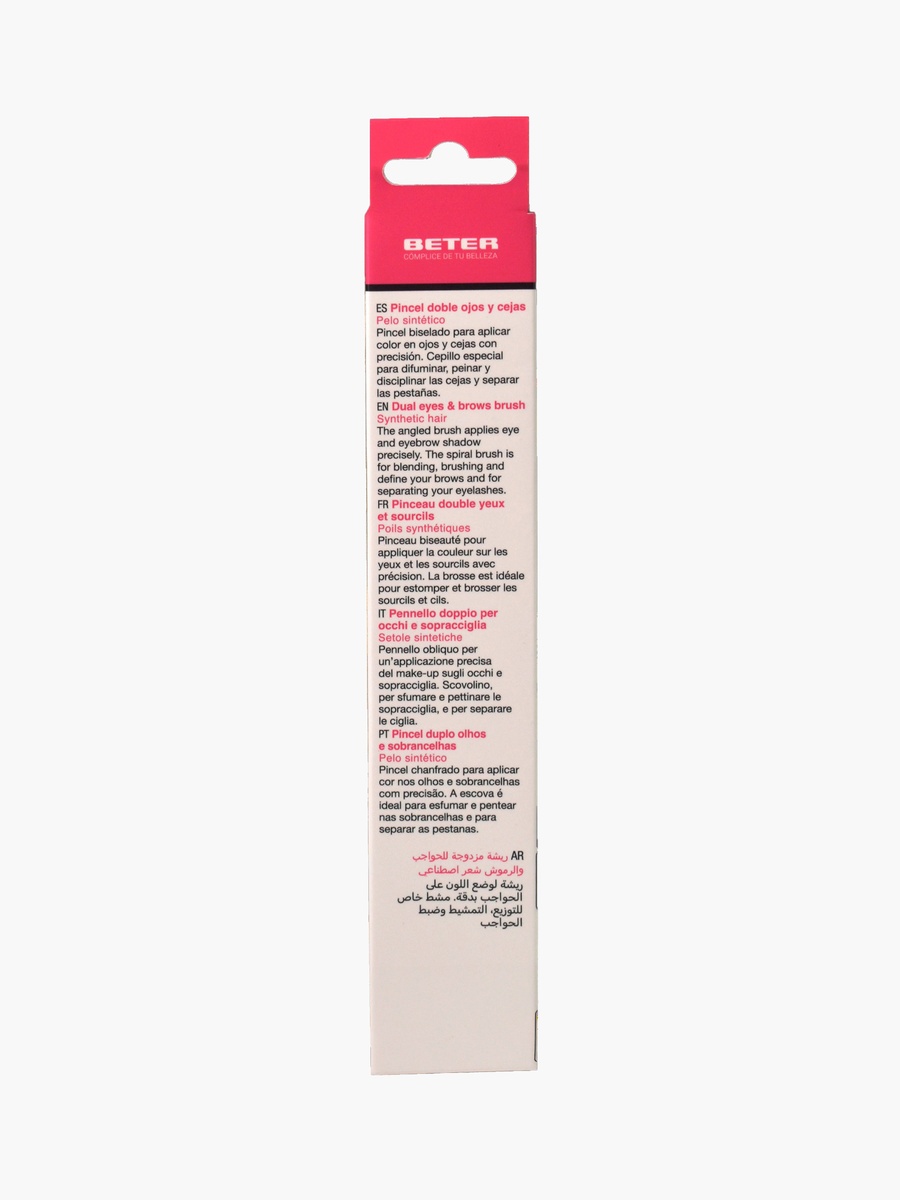 Dual Ended Angled Eyebrow Brush