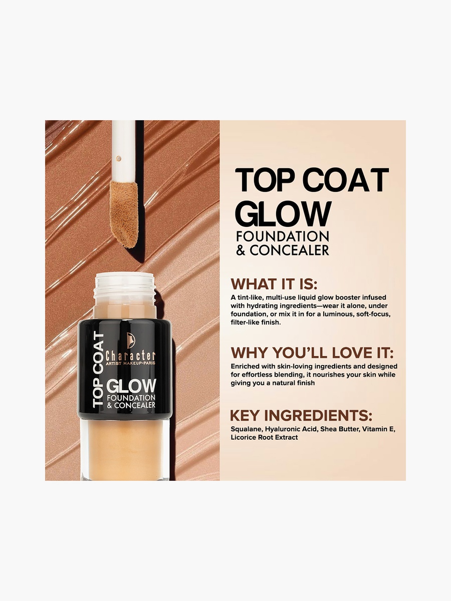 Top Coat Glow Foundation and Concealer 15g