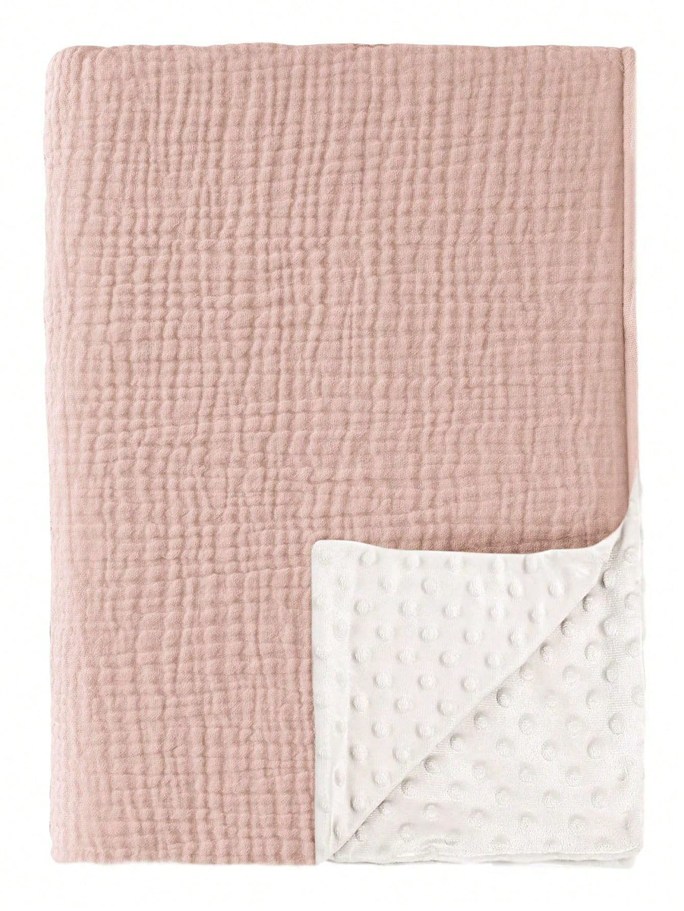 Light Pink Texture Baby Blanket