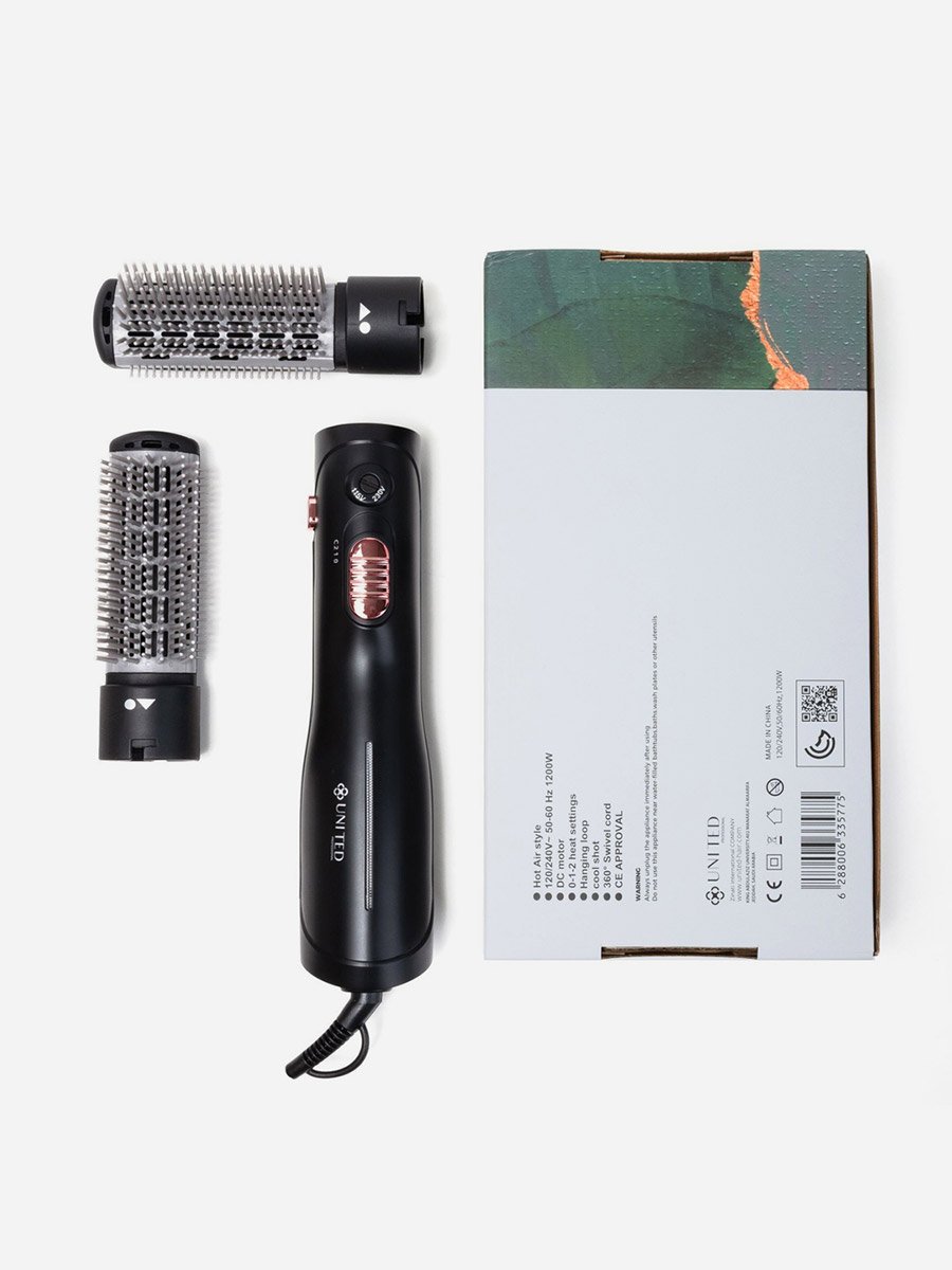 Professional Hair Styler SLEEK- 2 Attachments 1200W No HB-8412E