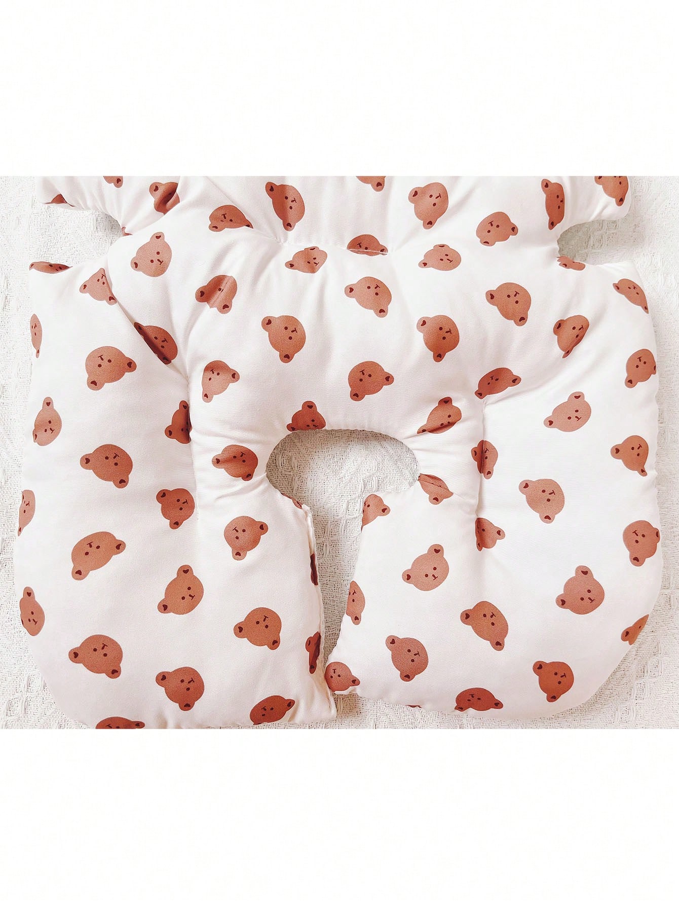 Bear Head Pattern Baby Stroller Chair Pad