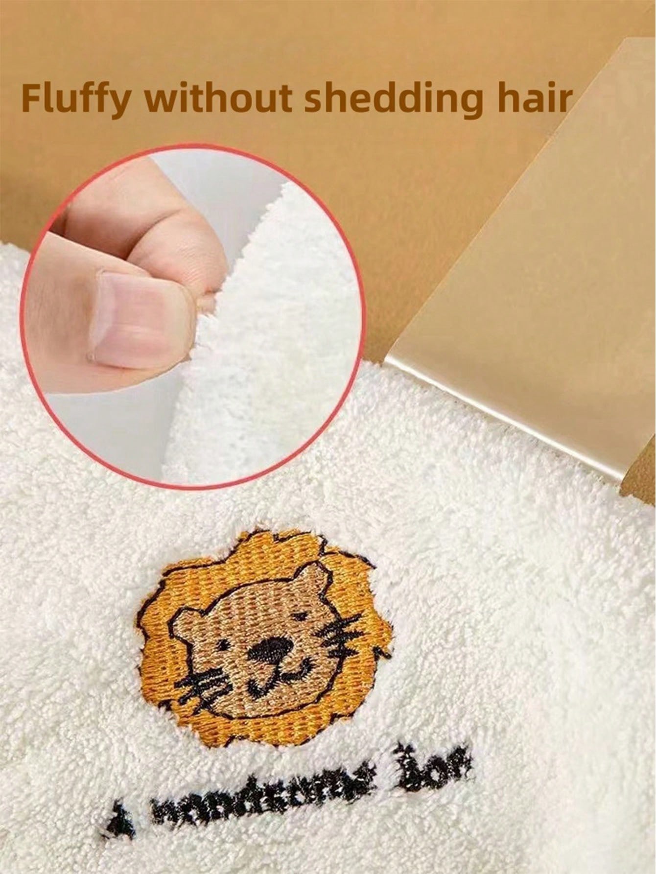 5-Piece Childrens Plush Face Towel