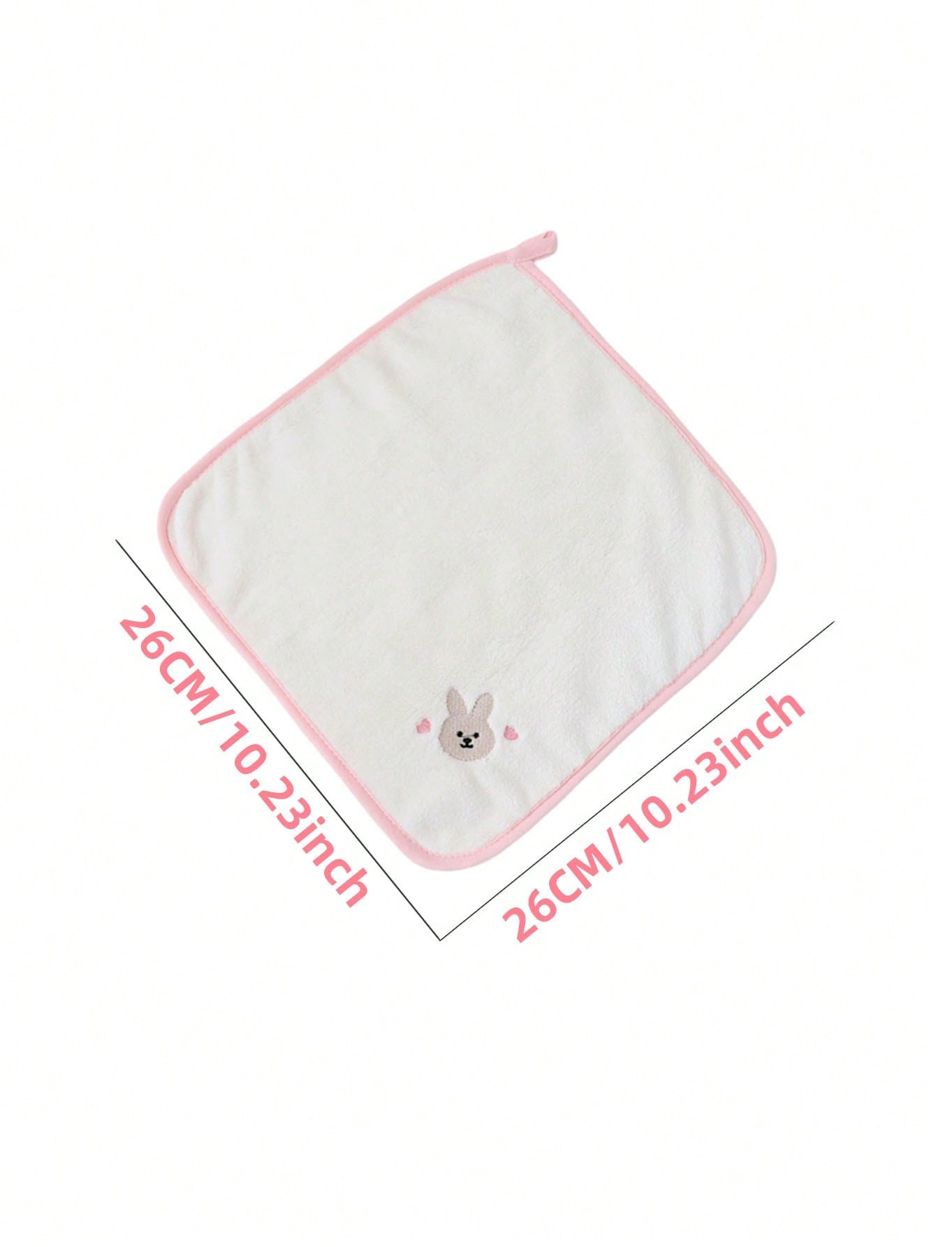 5-Piece Childrens Plush Face Towel