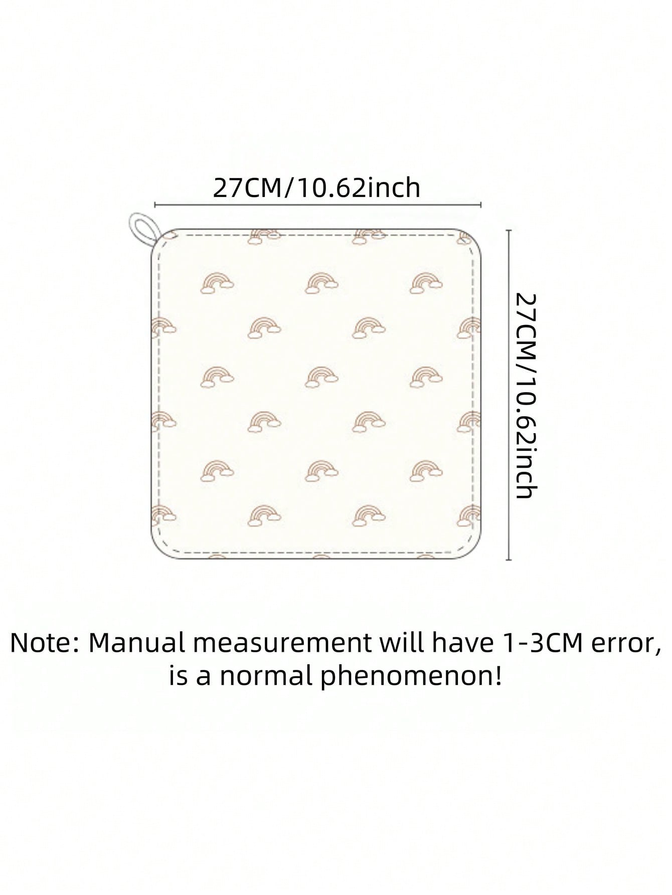 4-Piece Printed Cotton Muslin Baby Face Towel