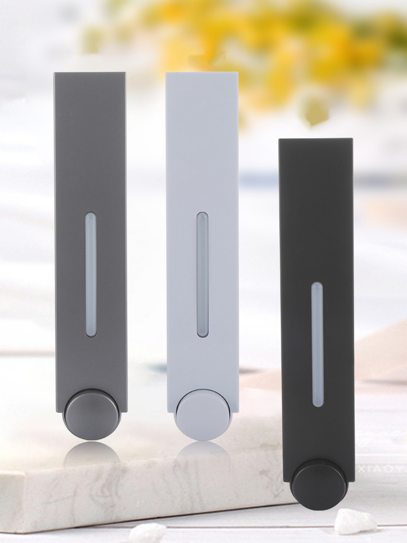 Classic White Wall-Mounted Soap Dispenser (421Ml)