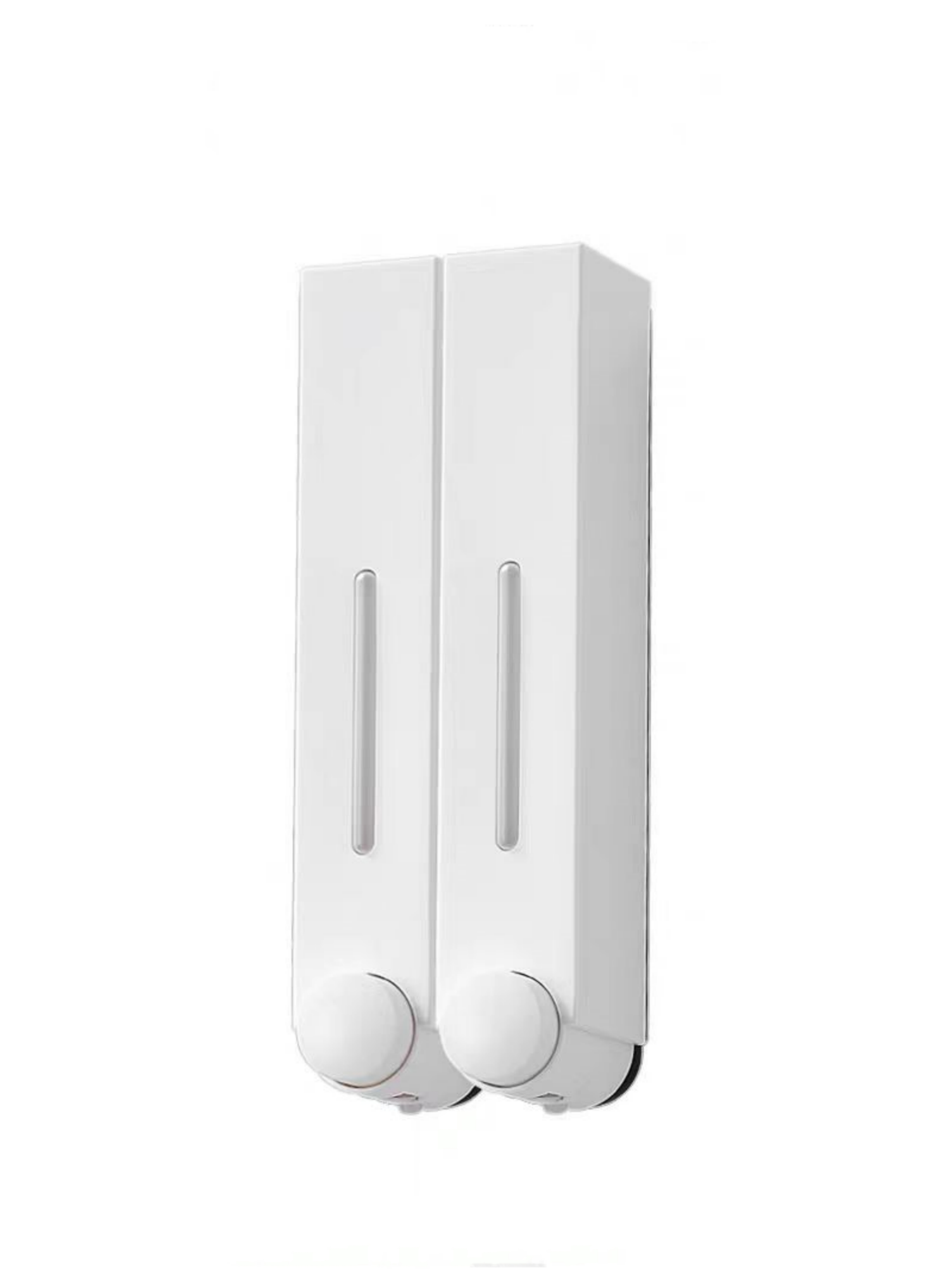 White Dual Wall-Mount Dispenser 420ml