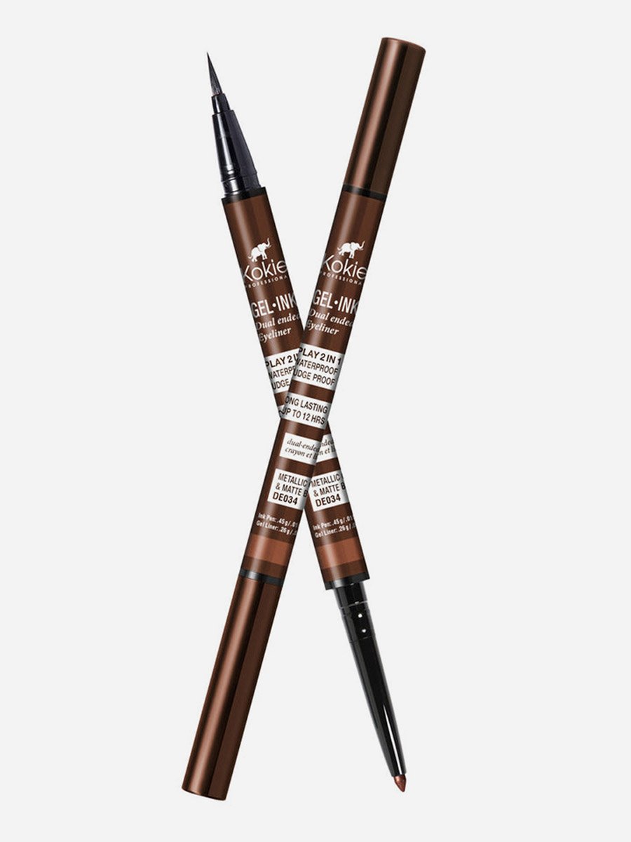 Gel Ink Dual  Eneded Eyeliner - Brown