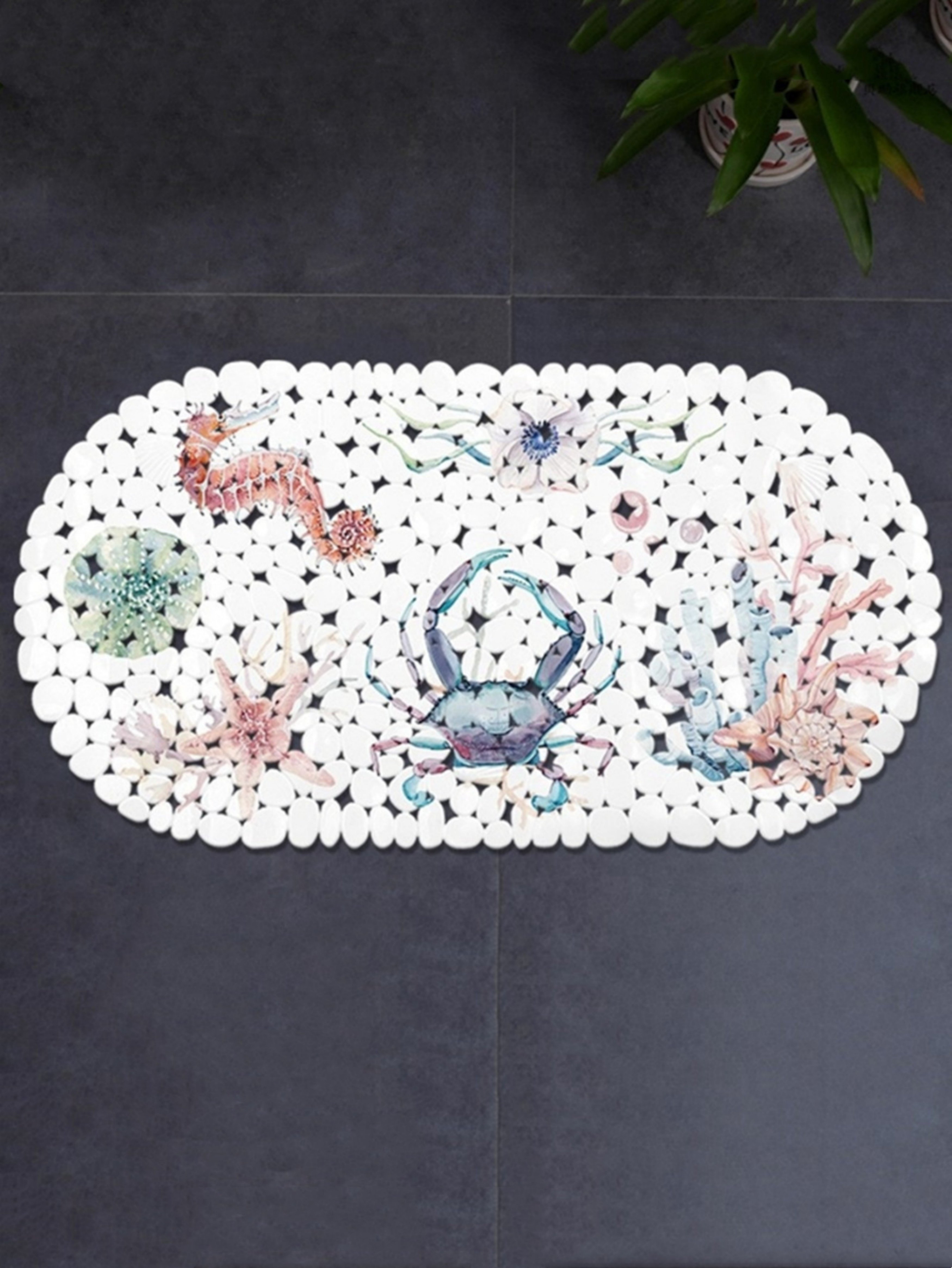 Multi Printed Bath Mat
