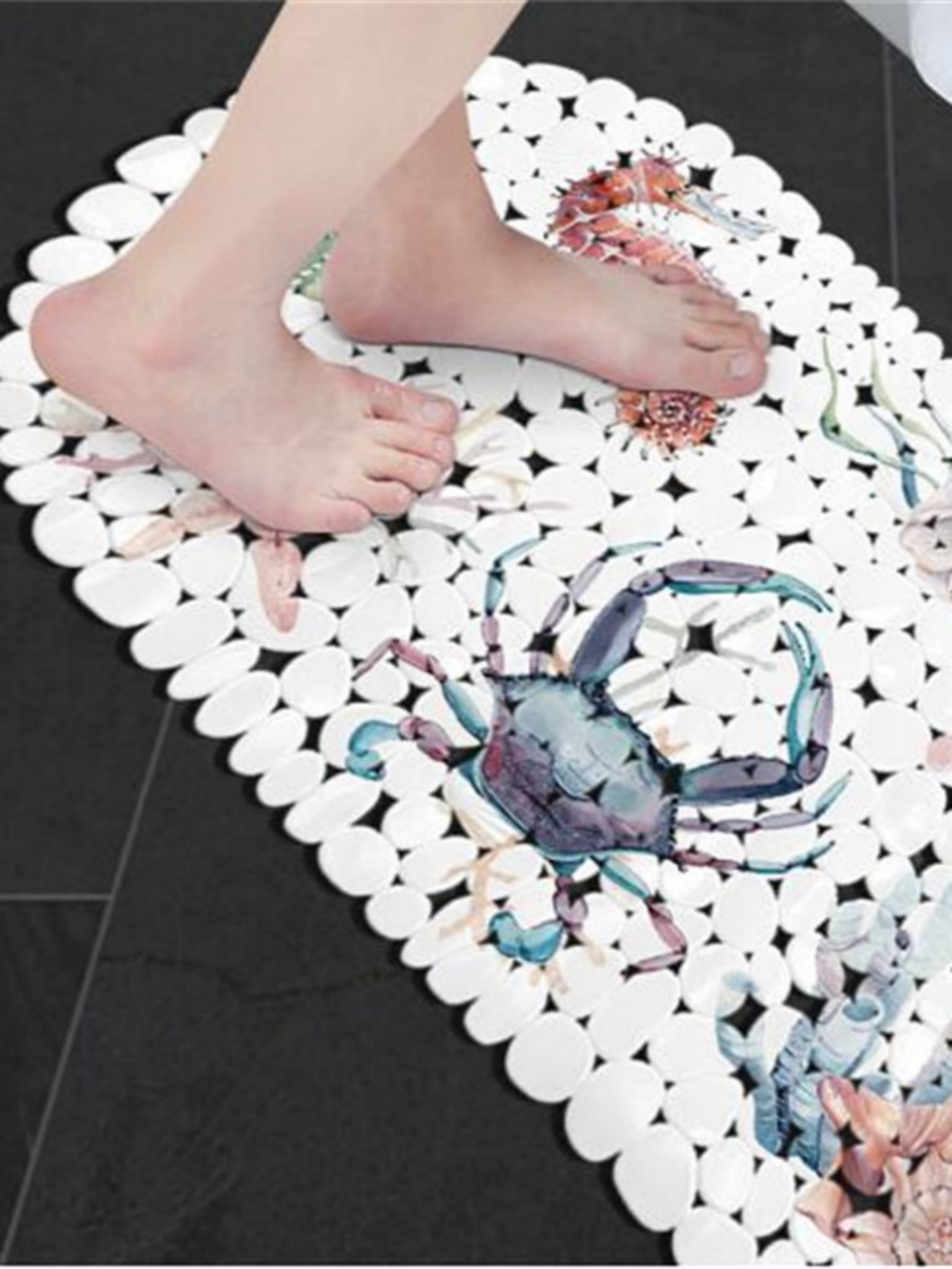 Multi Printed Bath Mat