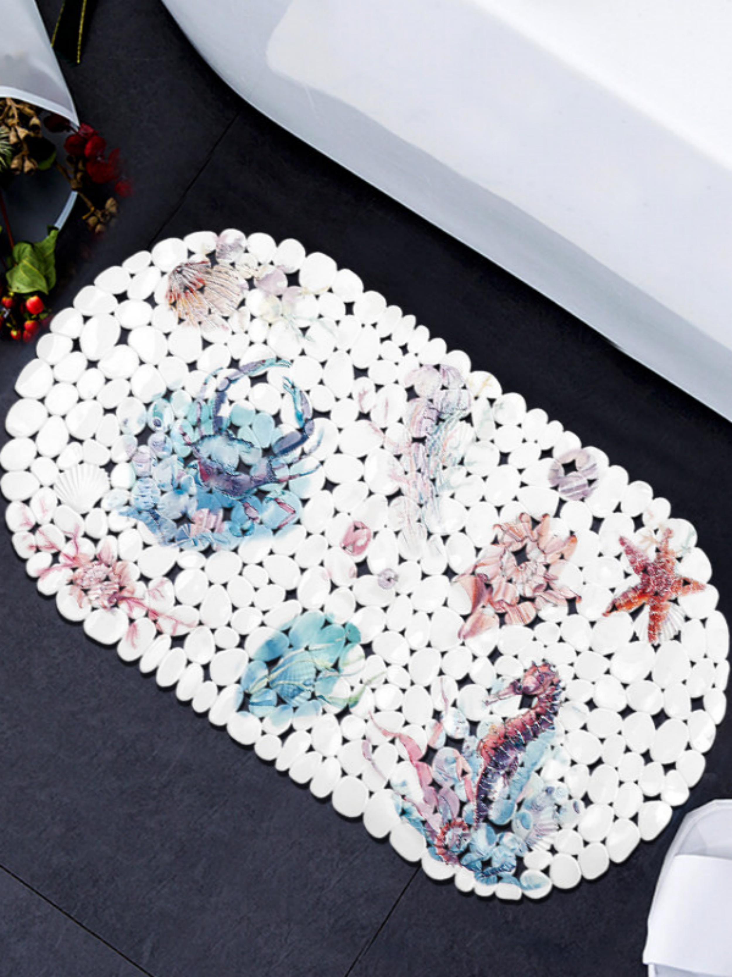 Multi Printed Bath Mat