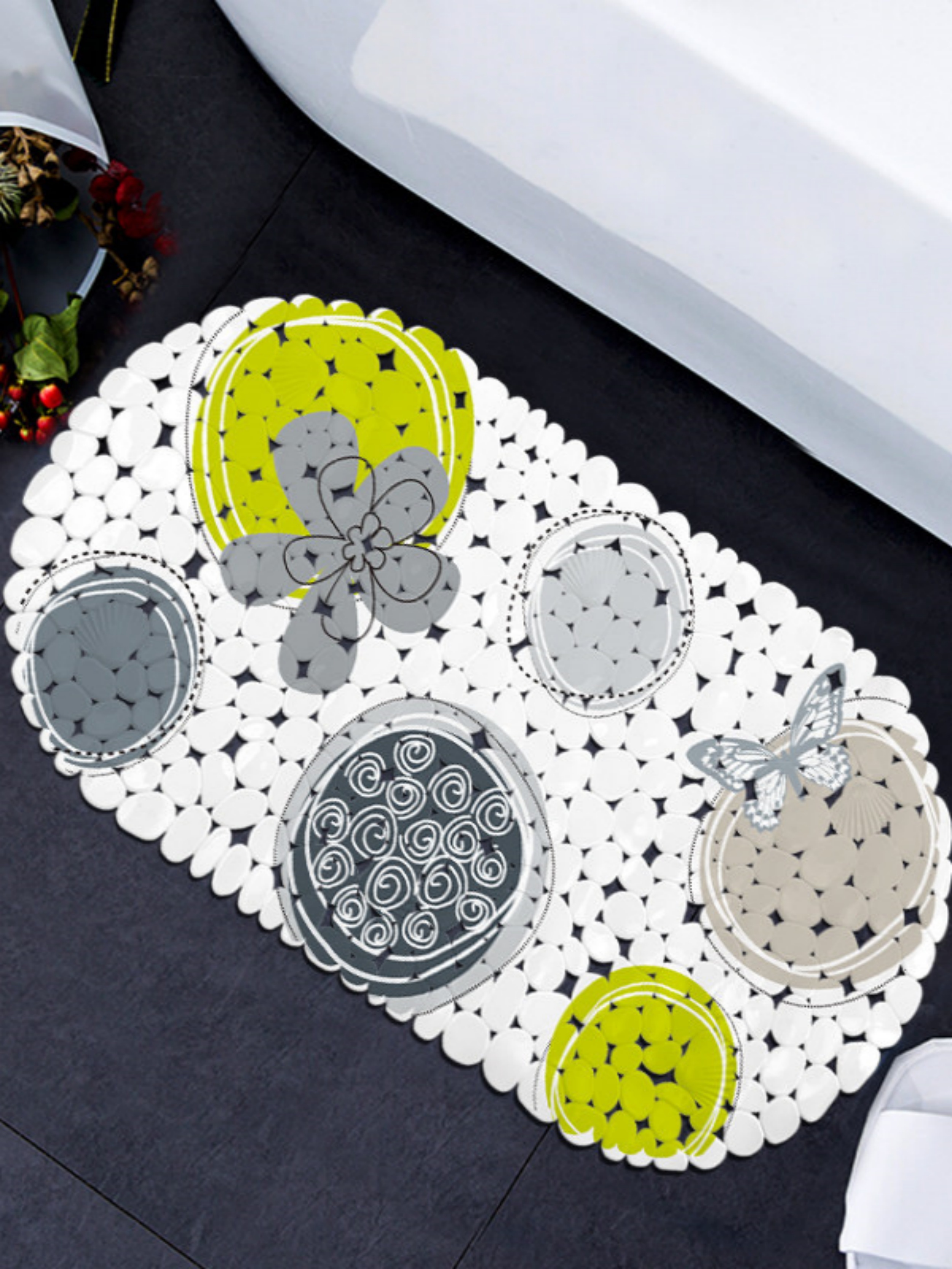 Multi Printed Bath Mat