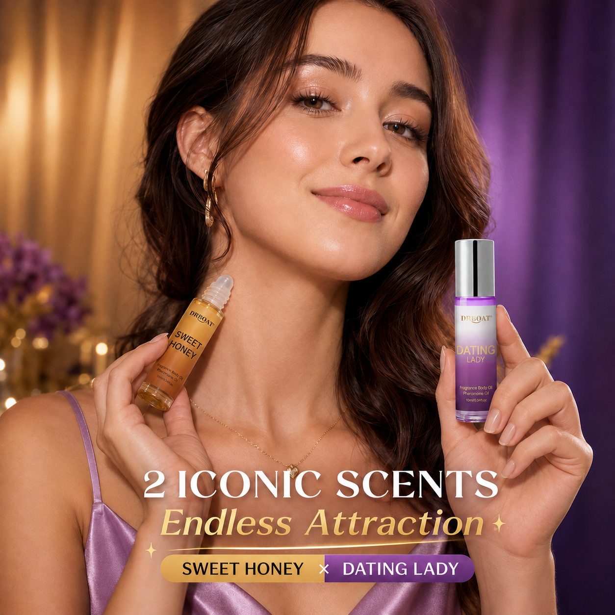 Sweet Honey and Dating Lady Pheromone Oil Set
