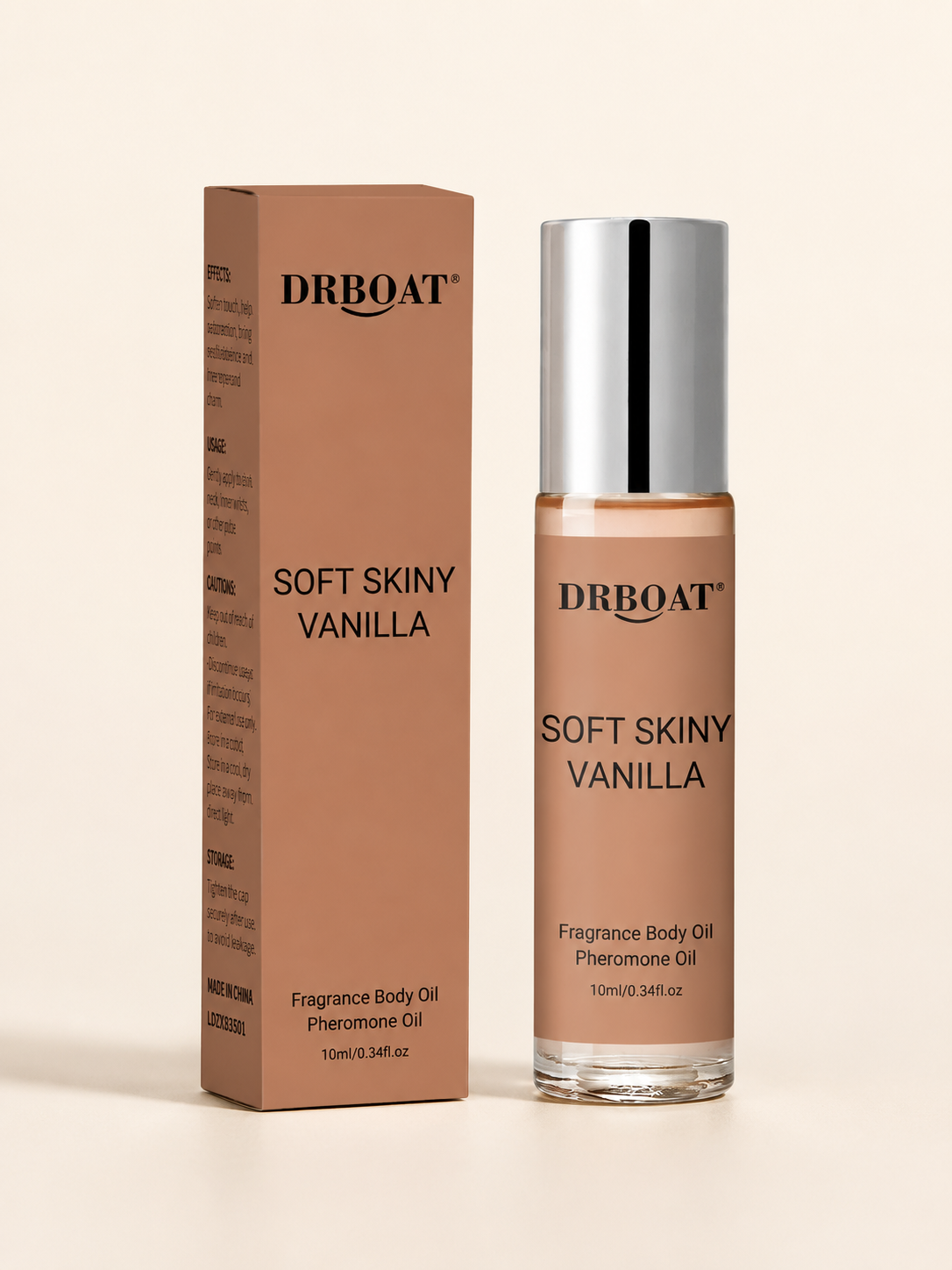 Soft Skiny Vanilla Pheromone Body Oil - 10Ml