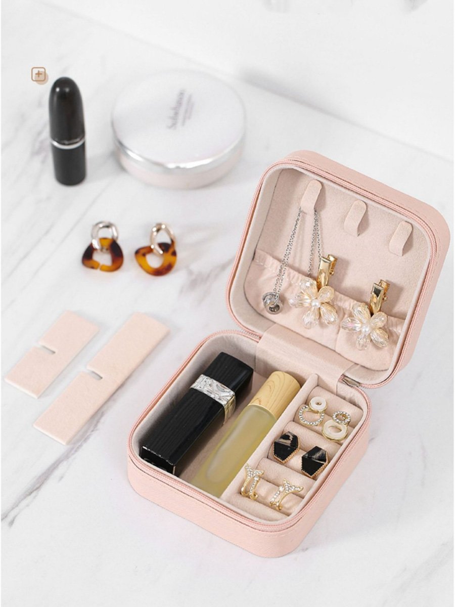 Pink Solid Jewelry Box