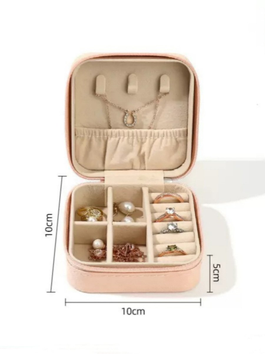 Pink Solid Jewelry Box
