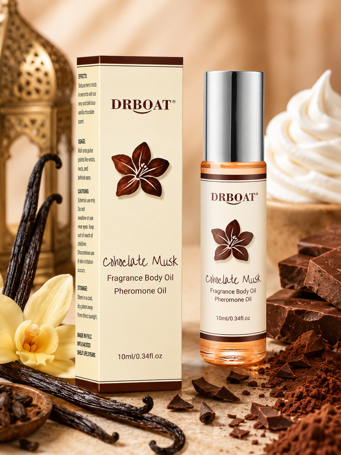 Chocolate Musk Pheromone Body Oil 10Ml