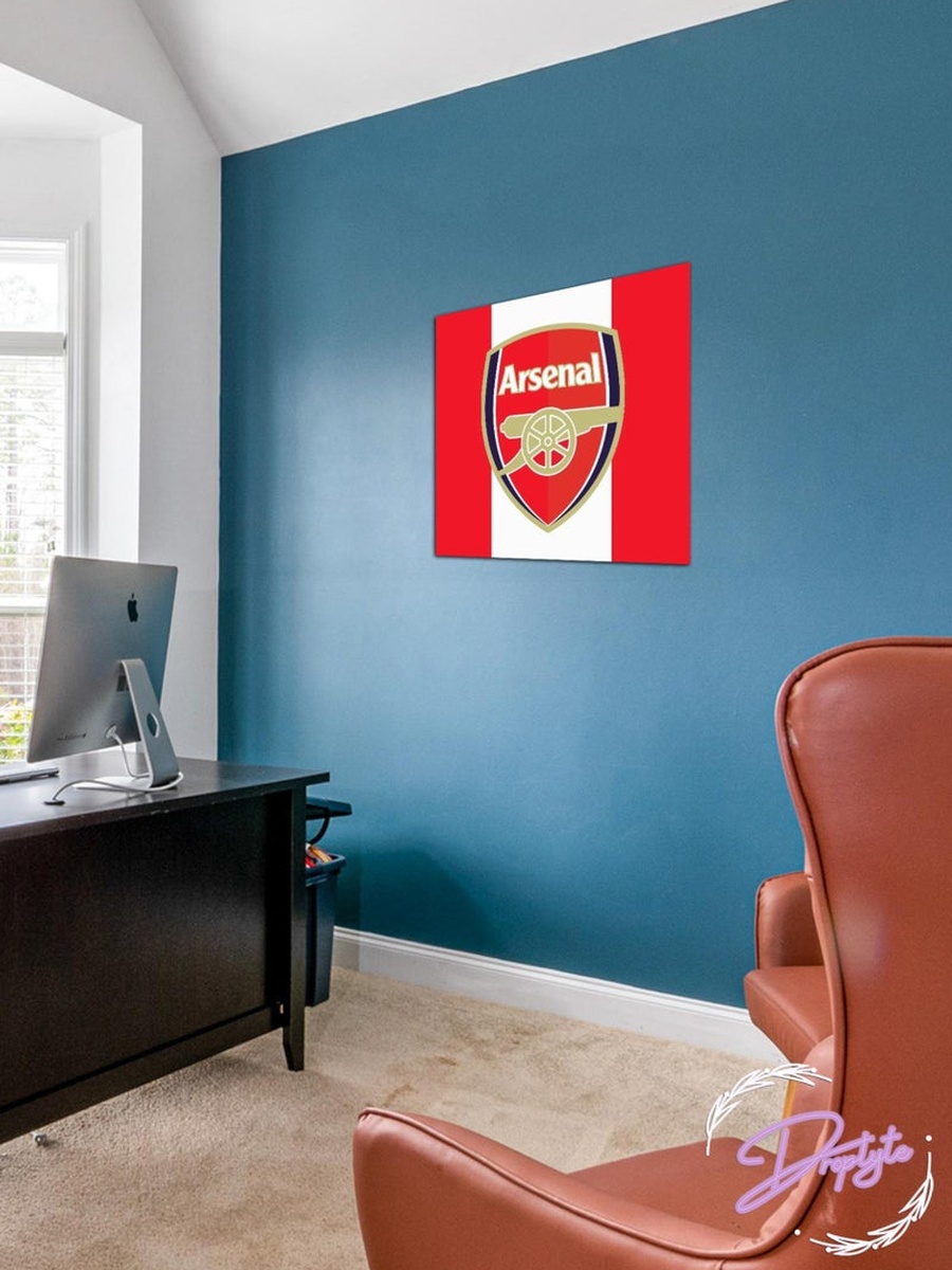 Arsenal Logo Decorative Wall Art, 30CM x 30CM