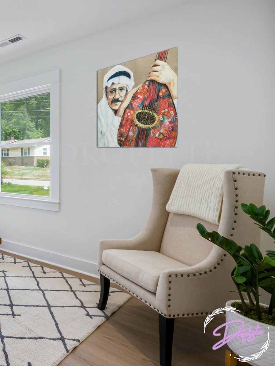 Talal Maddah Painting Decorative Wall Art, 30CM x 30CM