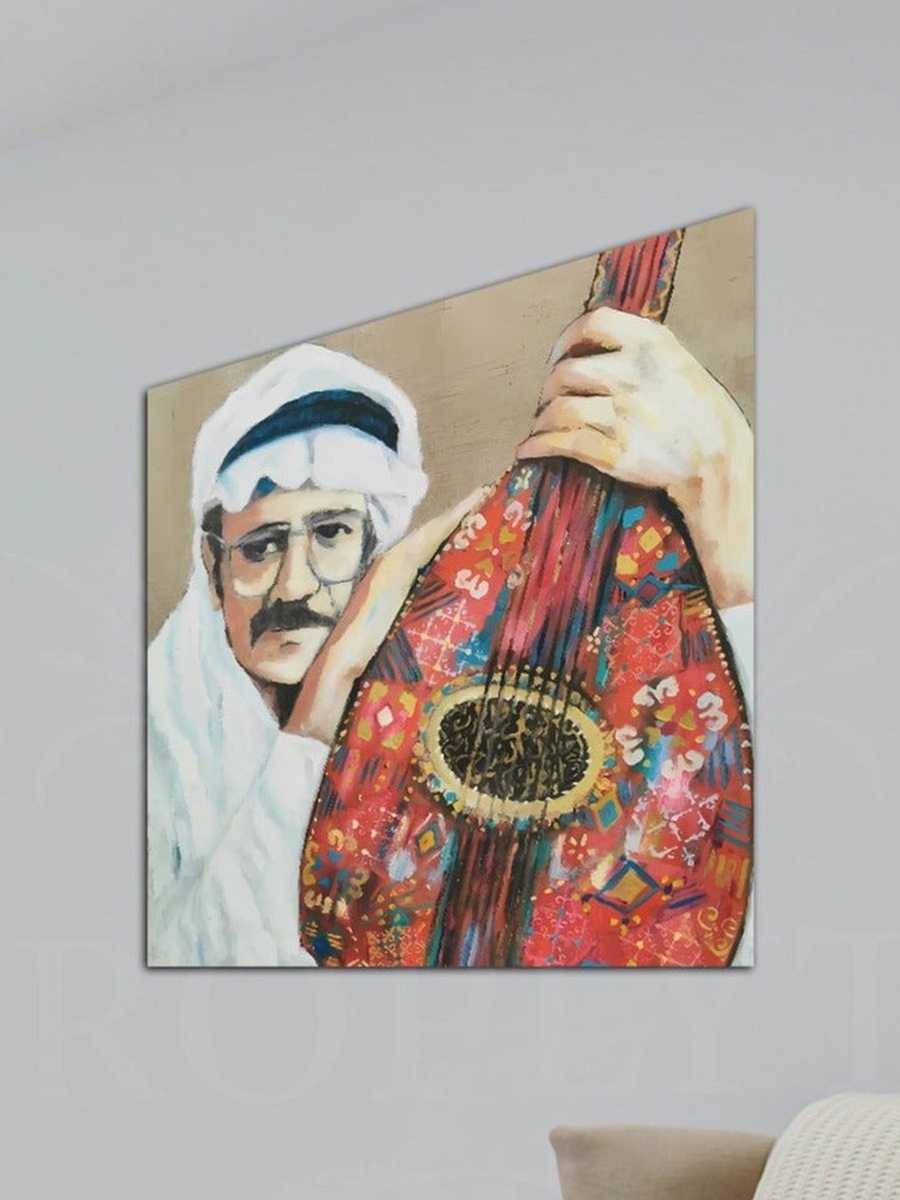 Talal Maddah Painting Decorative Wall Art, 30CM x 30CM