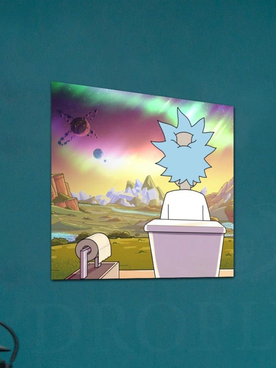 Rick and Morty Shy Pooper Puzzle Decorative Wall Art, 30CM x 30CM