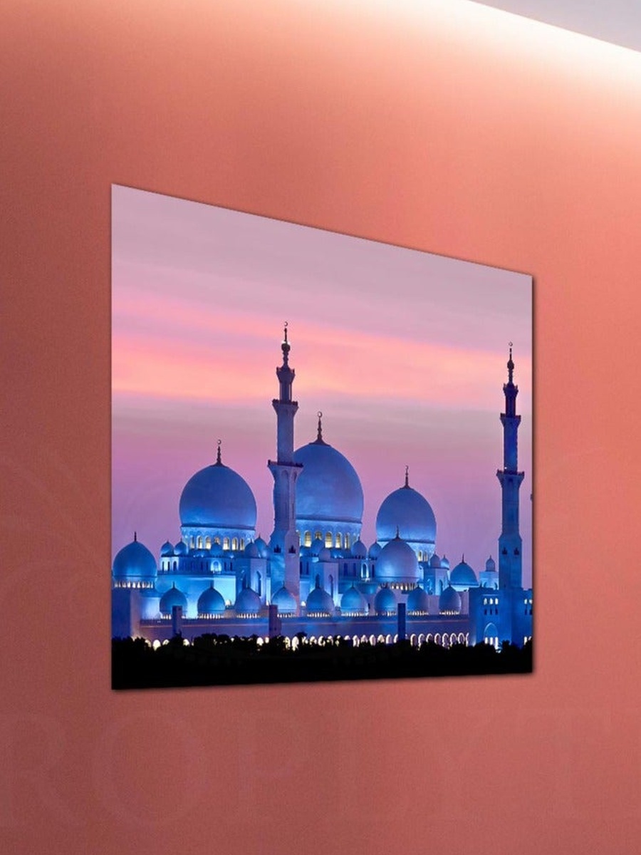 Sheikh Zayed Grand Mosque Decorative Wall Art, 30CM x 30CM