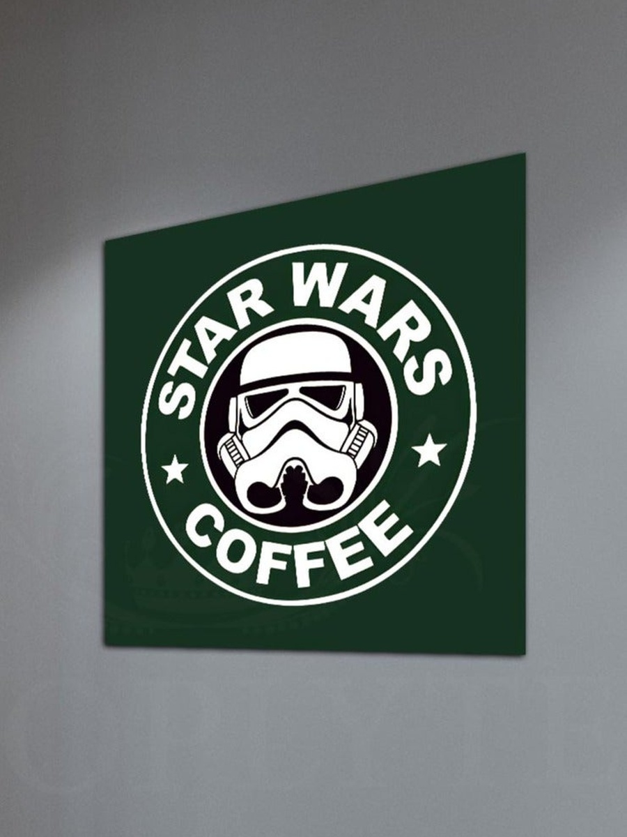 Star Wars Coffee Decorative Wall Art, 30CM x 30CM