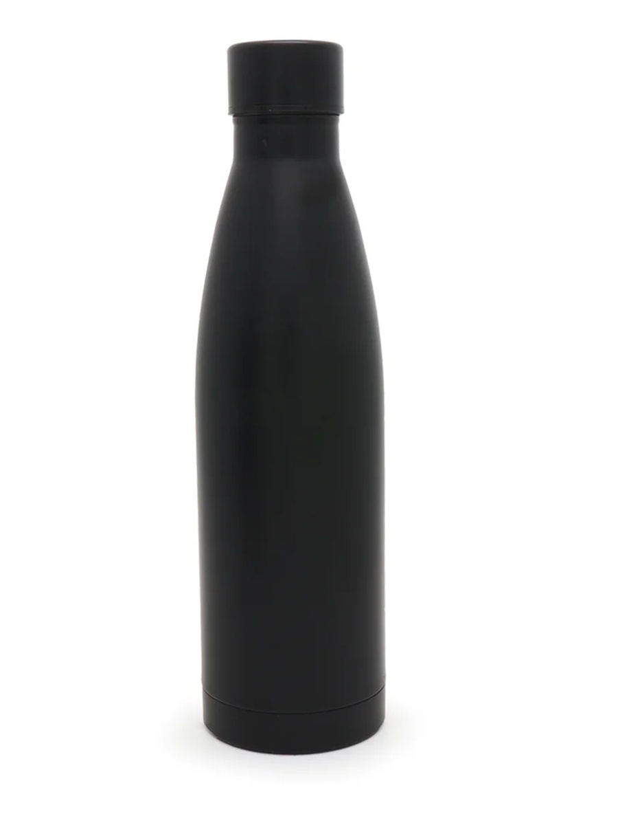 Estasi Black Stainless Steel Water Bottle 500ml