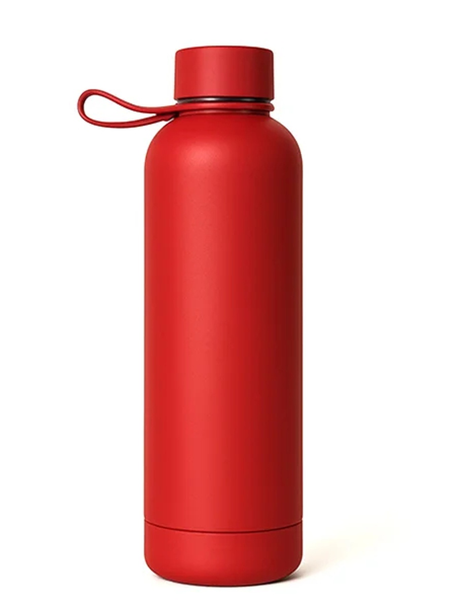 Stainless Steel Water Bottle - Red, 500ml